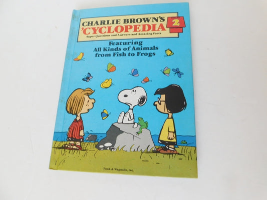 Charlie Brown's 'Cyclopedia Vol 2 (1980) All Kinds of Animals Fish to Frogs VGU