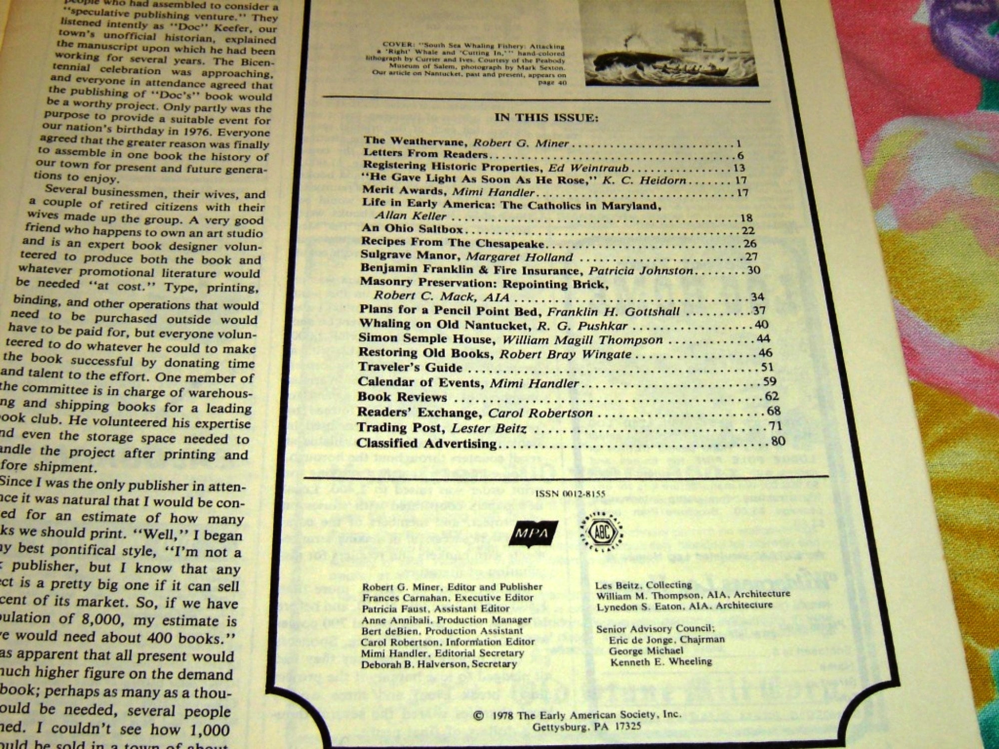 Early American Life magazine - June 1978 very good condition