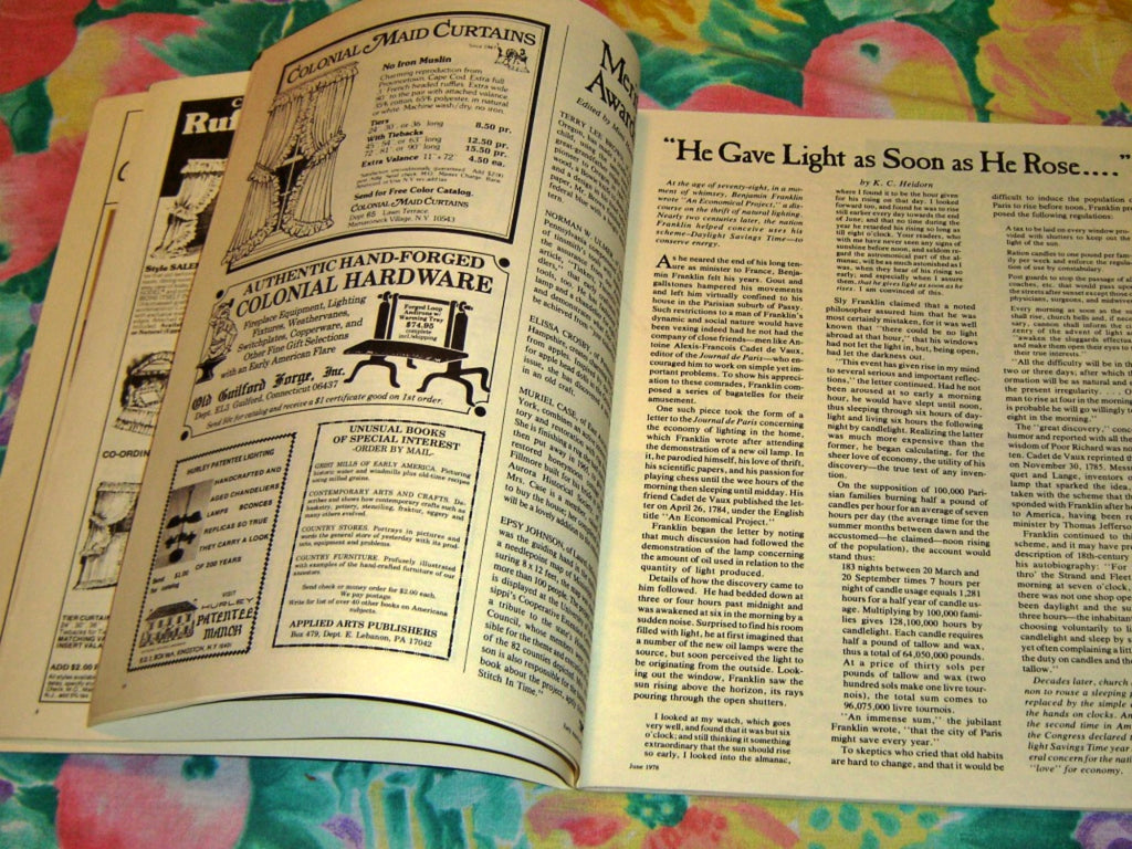Early American Life magazine - June 1978 very good condition