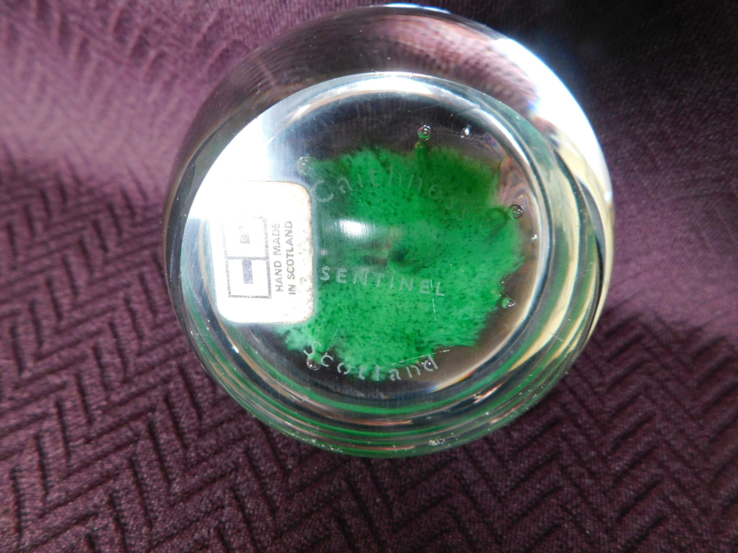 Caithness Scotland Sentinel paperweight mint condition