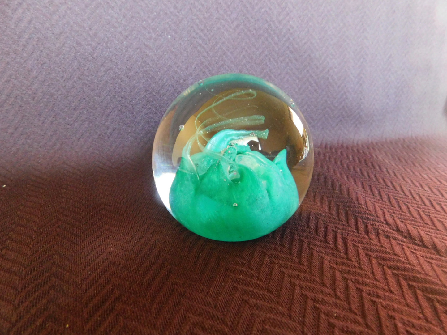 Caithness Scotland Seafoam paperweight mint condition