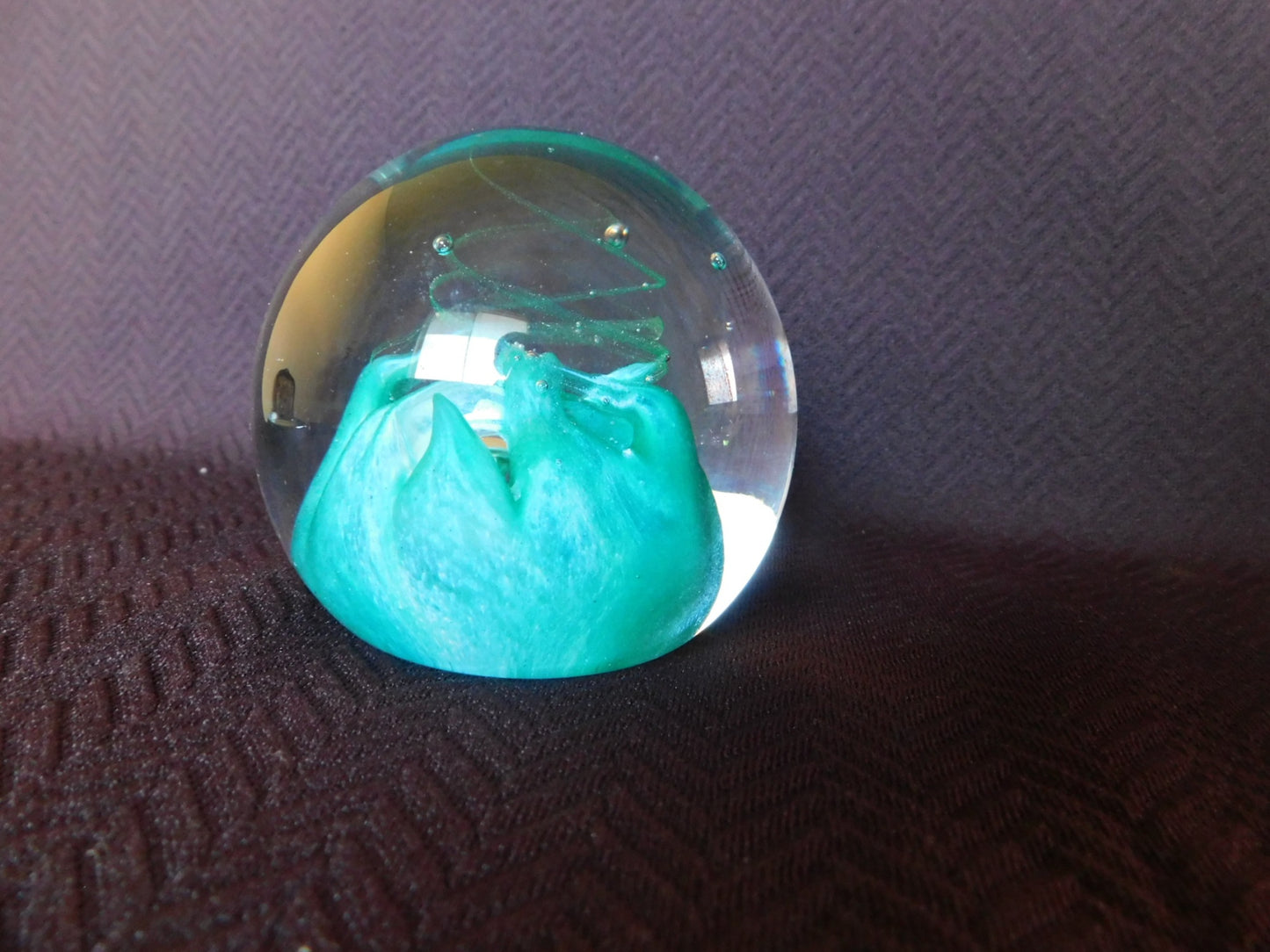 Caithness Scotland Seafoam paperweight mint condition