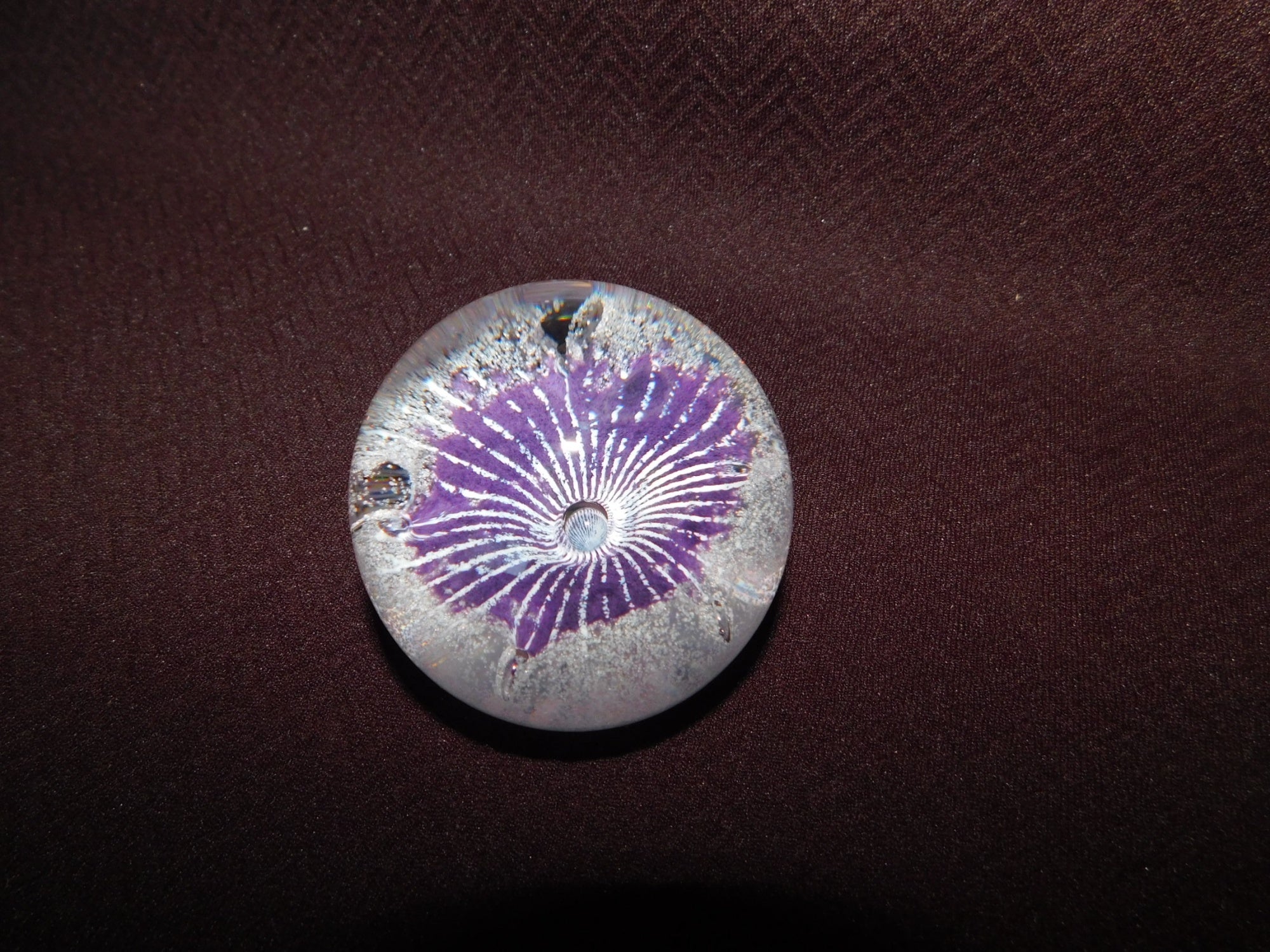 Caithness Scotland Petunias paperweight mint condition