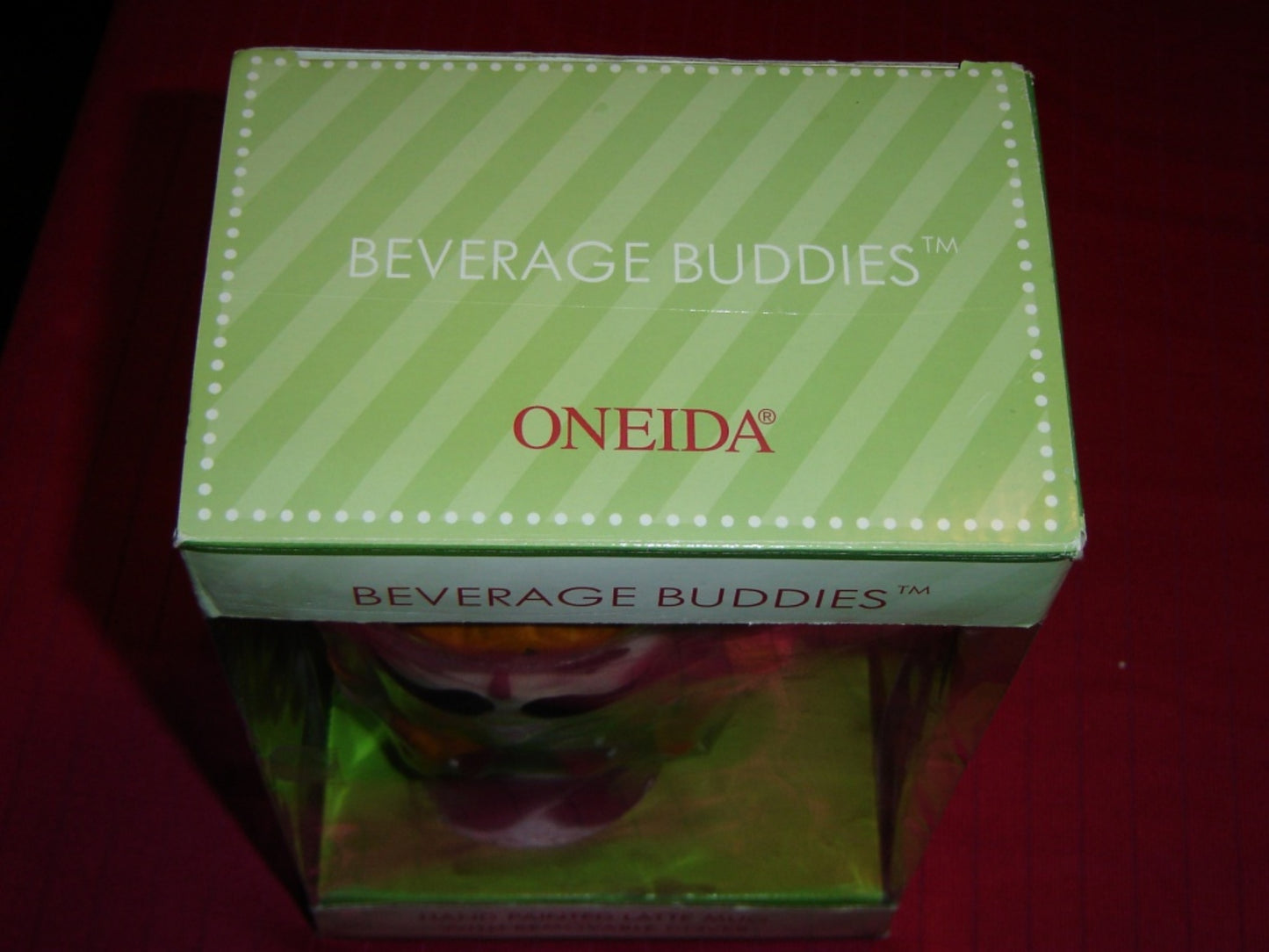 Hand Painted Oneida Beverage Buddies Latte mug NIB