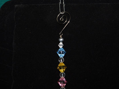 Crystal decoration for tree or window treatment