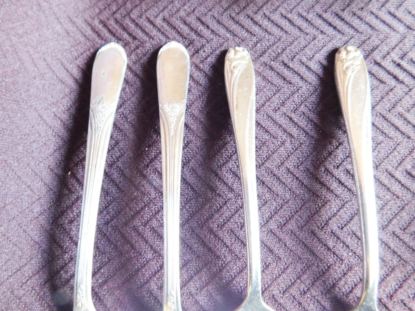 Mixed 10 piece lot of silverplate teaspoons for repurpose or reuse