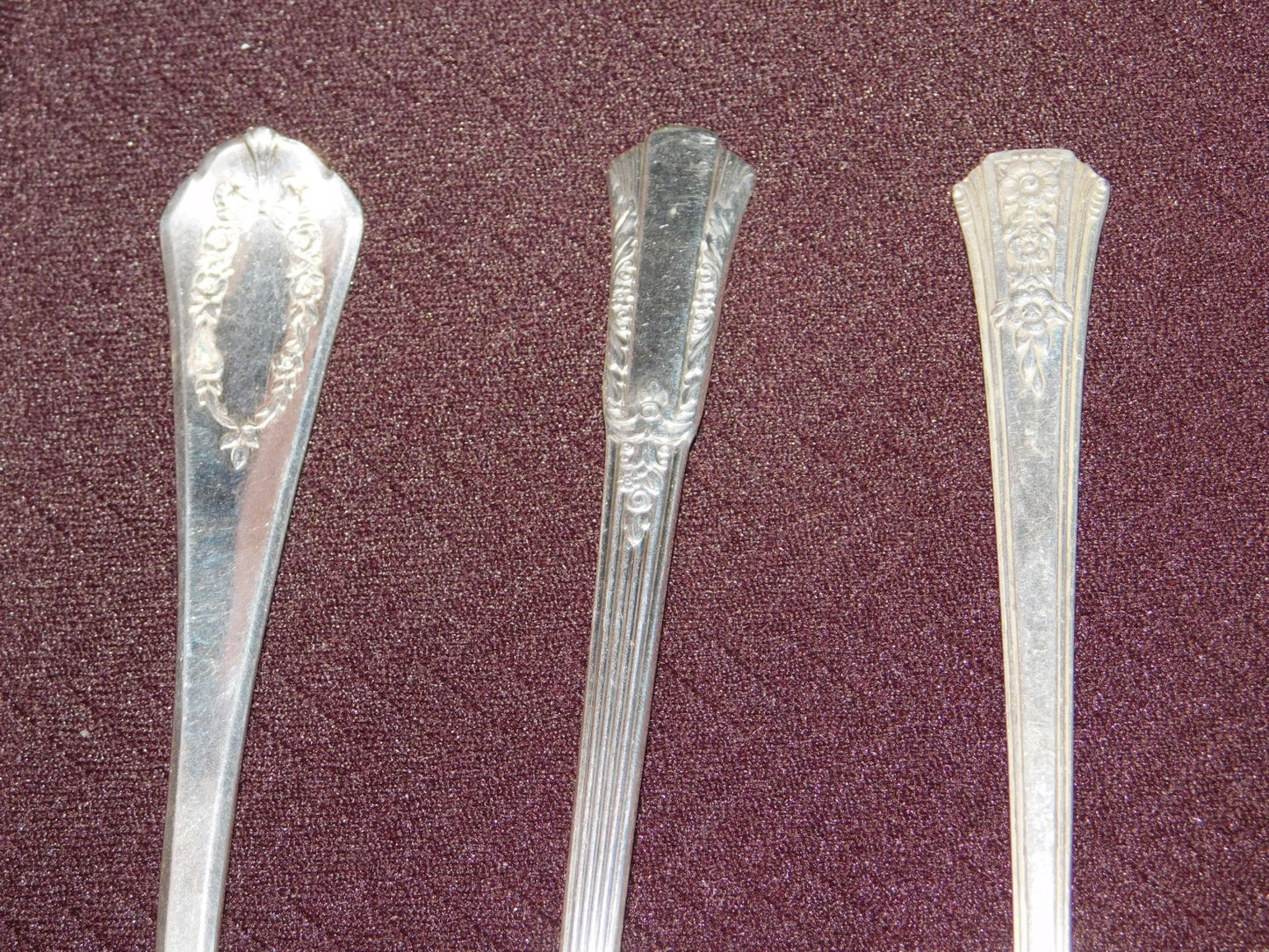 Mixed 10 piece lot of silverplate teaspoons for repurpose or reuse