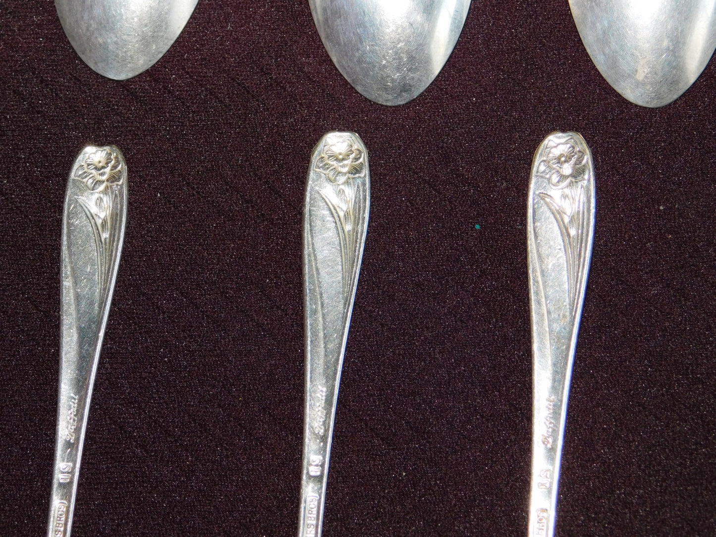 Mixed 10 piece lot of silverplate teaspoons for repurpose or reuse