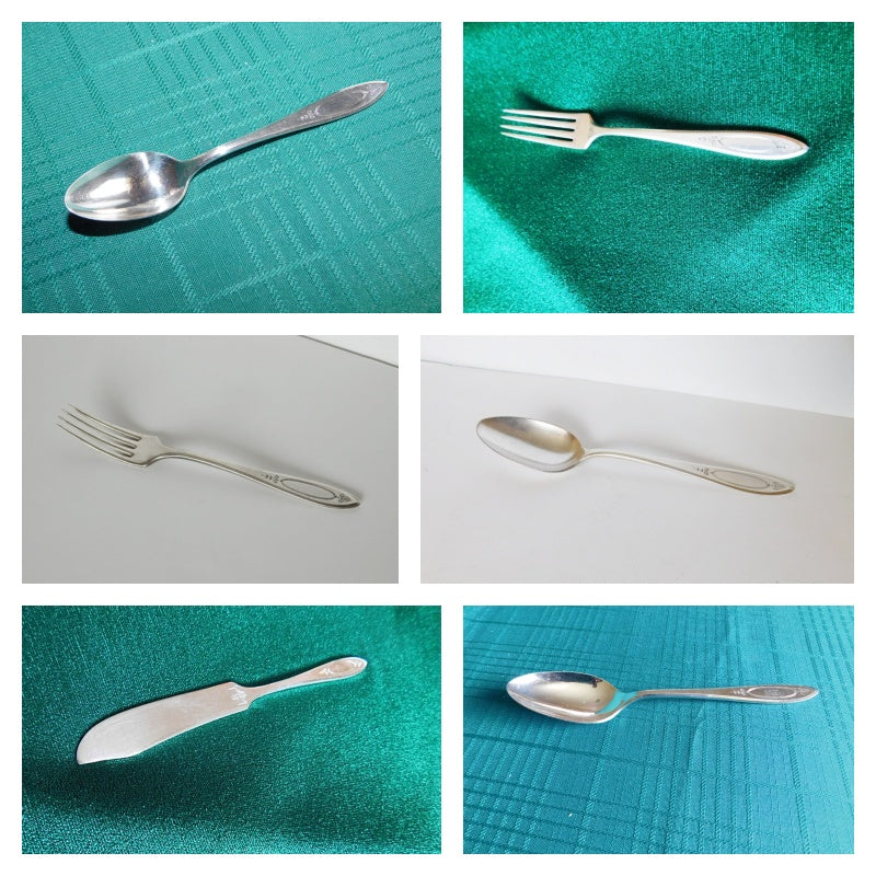 Community Plate “Adam” (1917) Silverplate Flatware – Timeless Art Deco Elegance