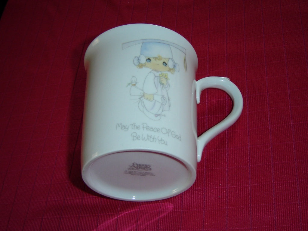 Enesco Precious Moments Peace of God mug 1985 VGU