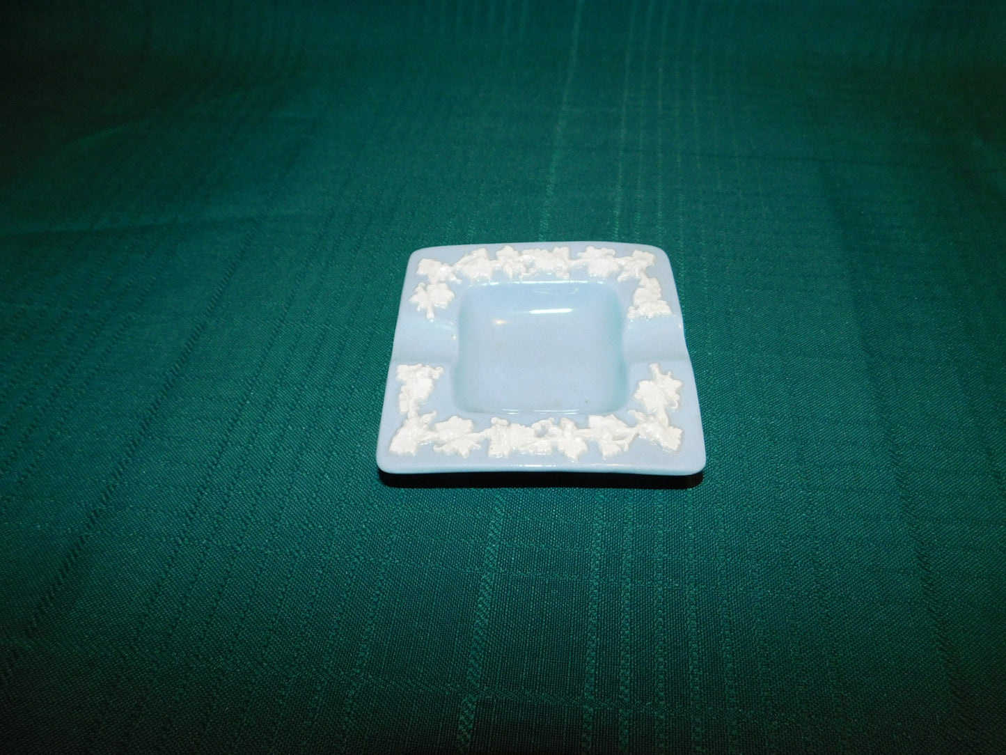 Wedgwood cream on lavender (1957) square ashtray mint condition