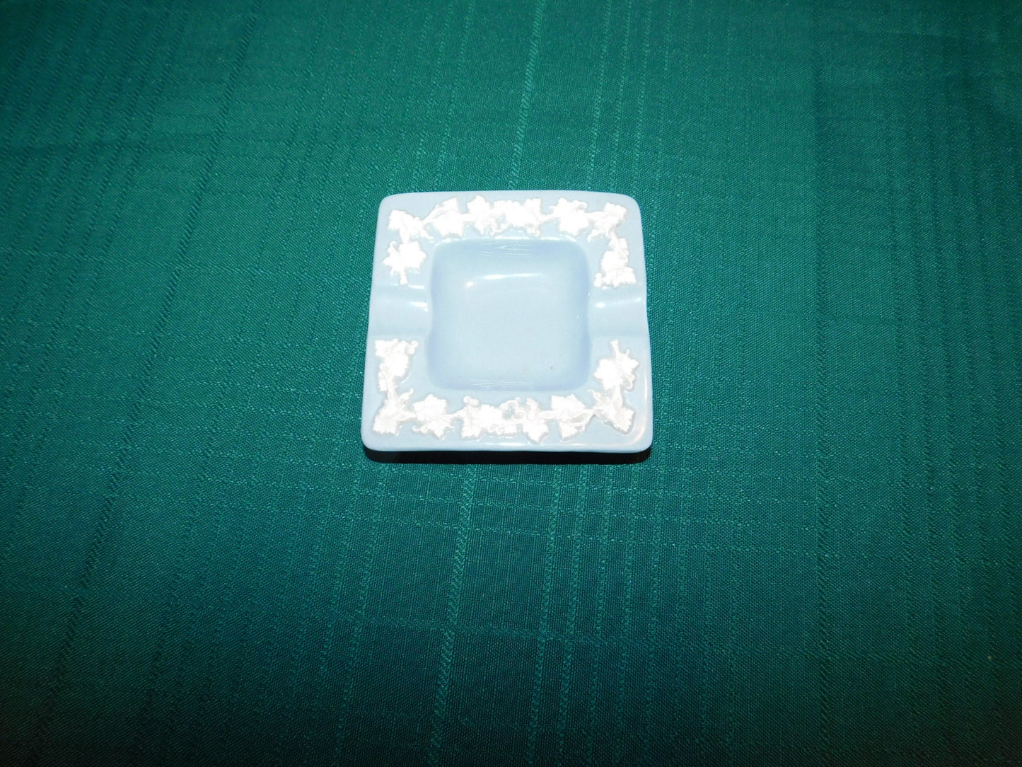 Wedgwood cream on lavender (1957) square ashtray mint condition