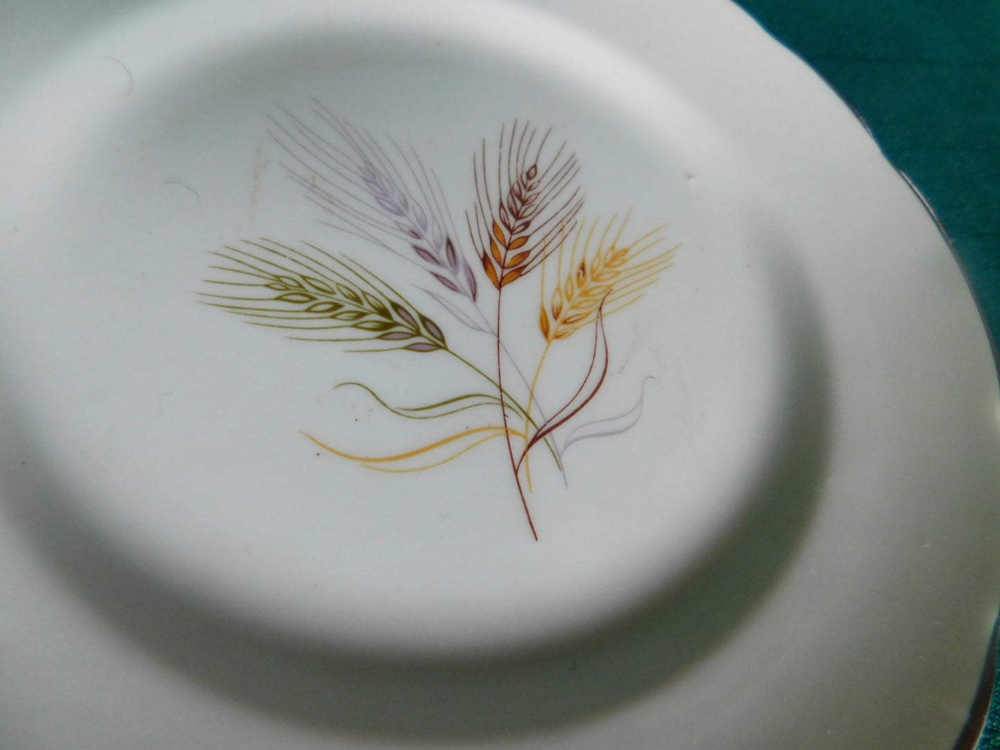 Maydar bone china wheat pattern bread butter plates NMC