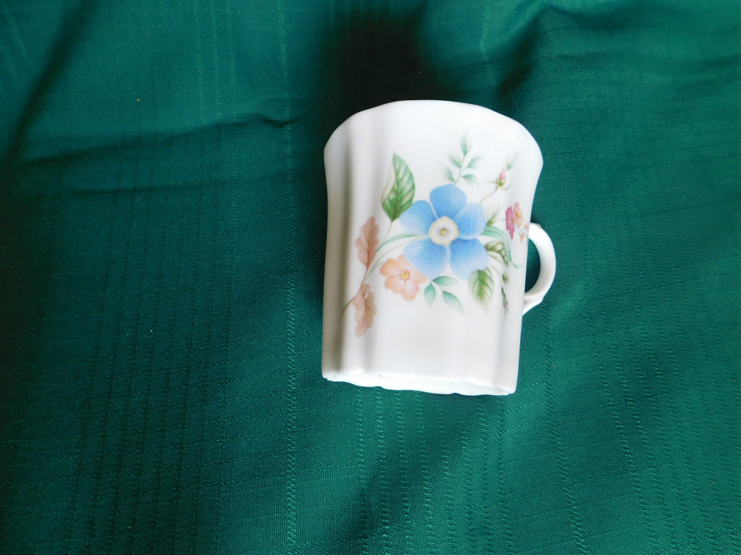 Royal Grafton pink blue flowers mug near mint condition - Items Tried And True