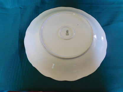 Schumann Arzberg China 11.75 chop plate round platter grape pear 2 VGU