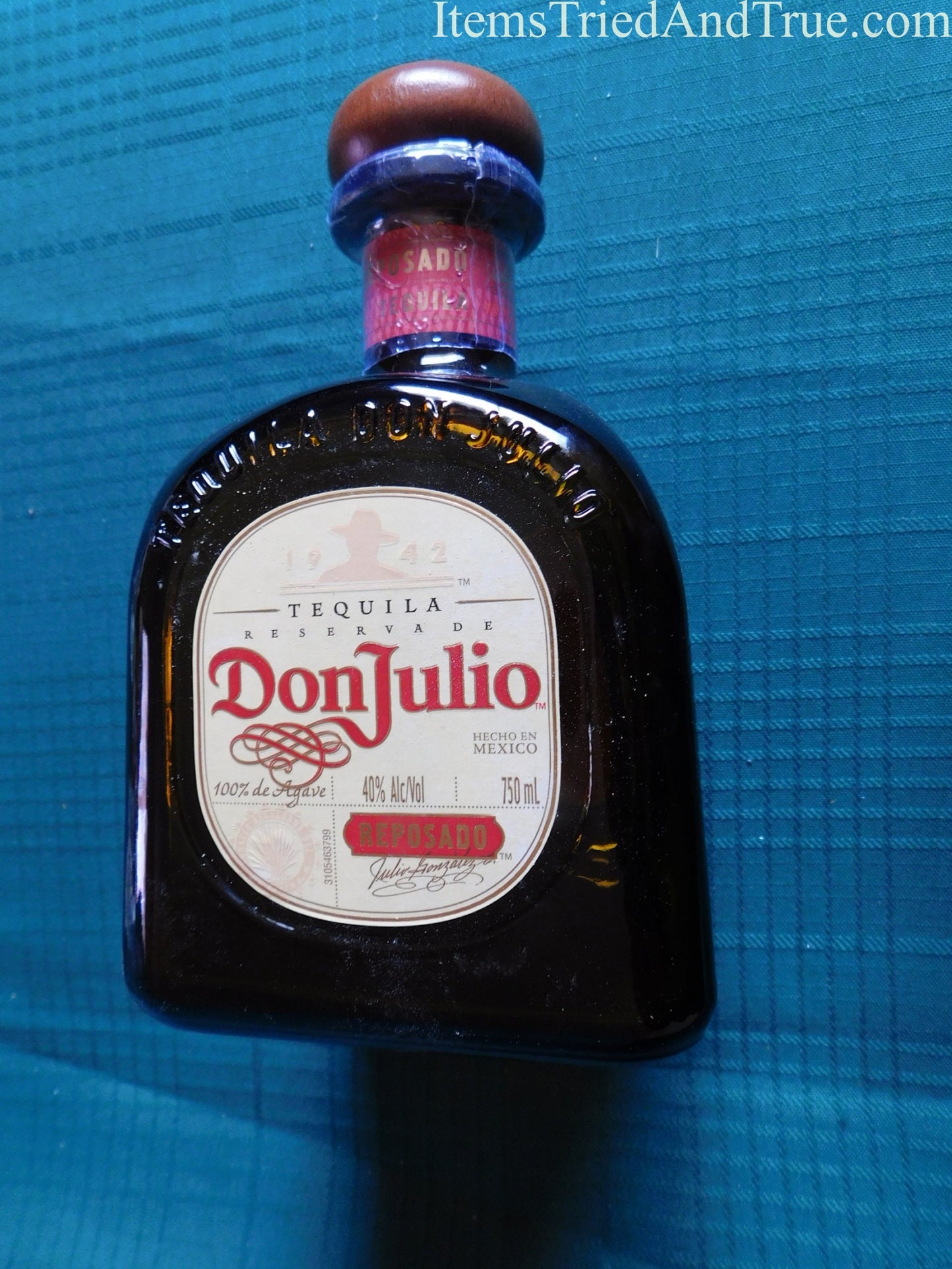 Don Julio Tequila bottle 750 ml 04 empty man cave bar décor