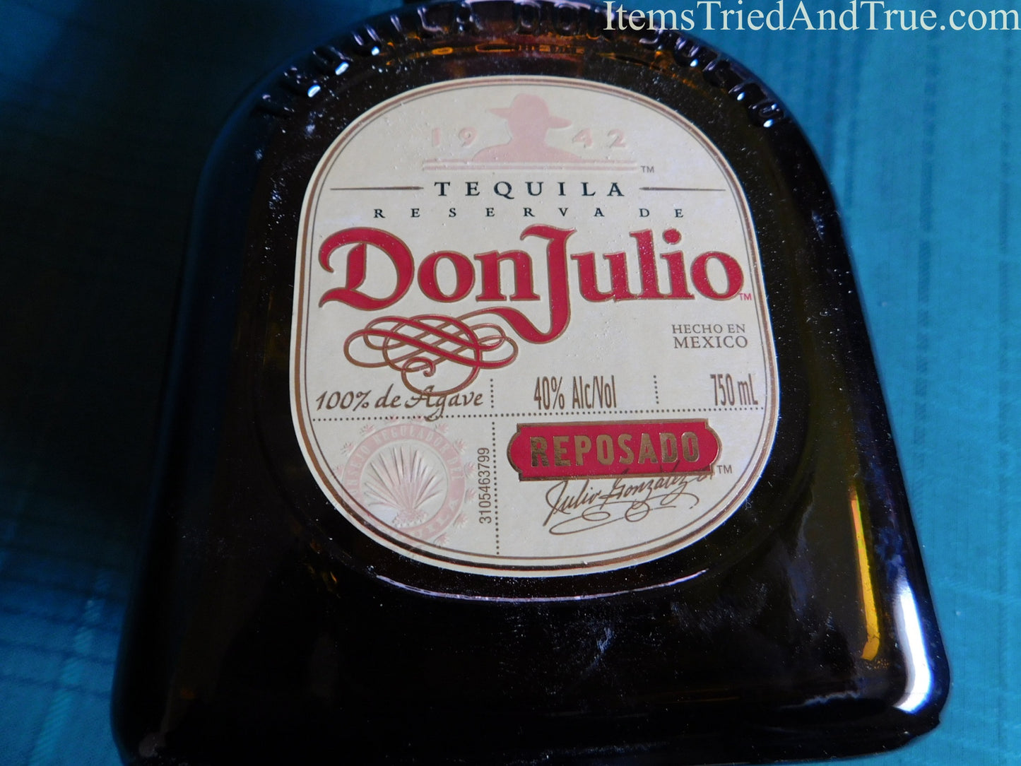 Don Julio Tequila bottle 750 ml 04 empty man cave bar décor