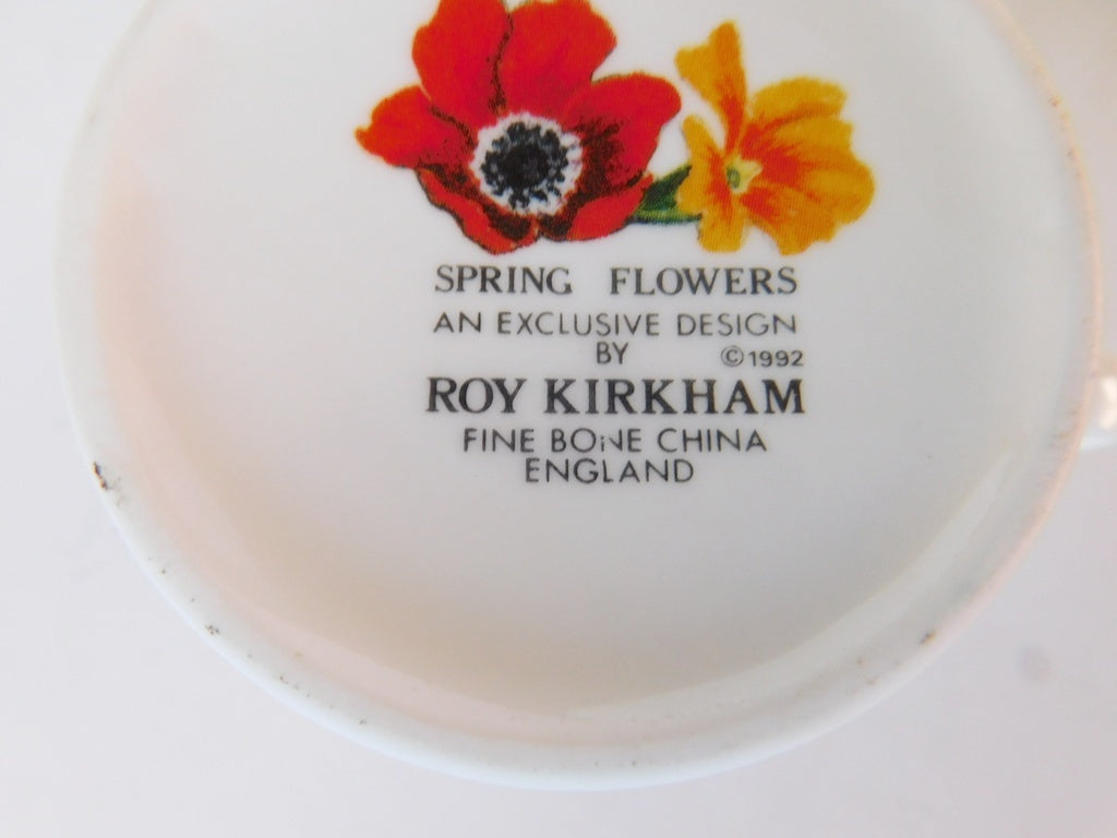 Royal Kirkham Spring Flowers (1992) mug near mint condition