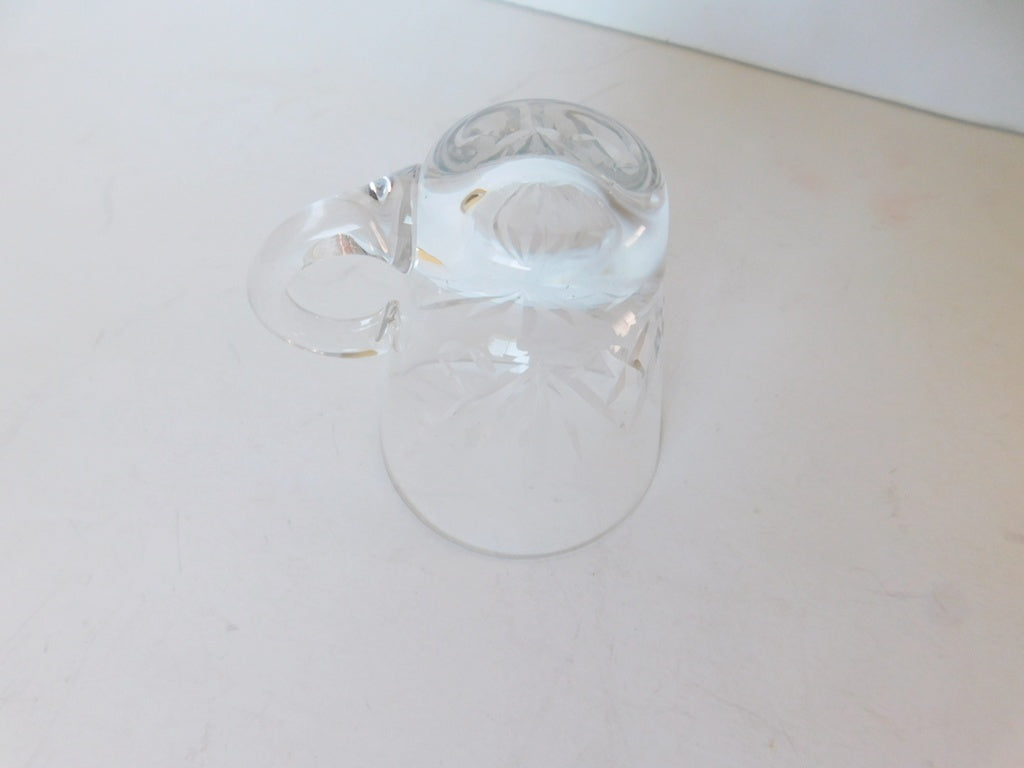 Fern design handled shooter glass mint condition