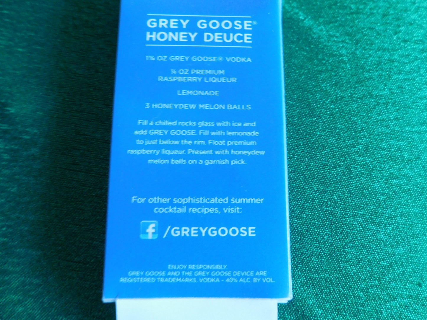 Pair of Grey Goose cocktail garnish picks new in sealed package