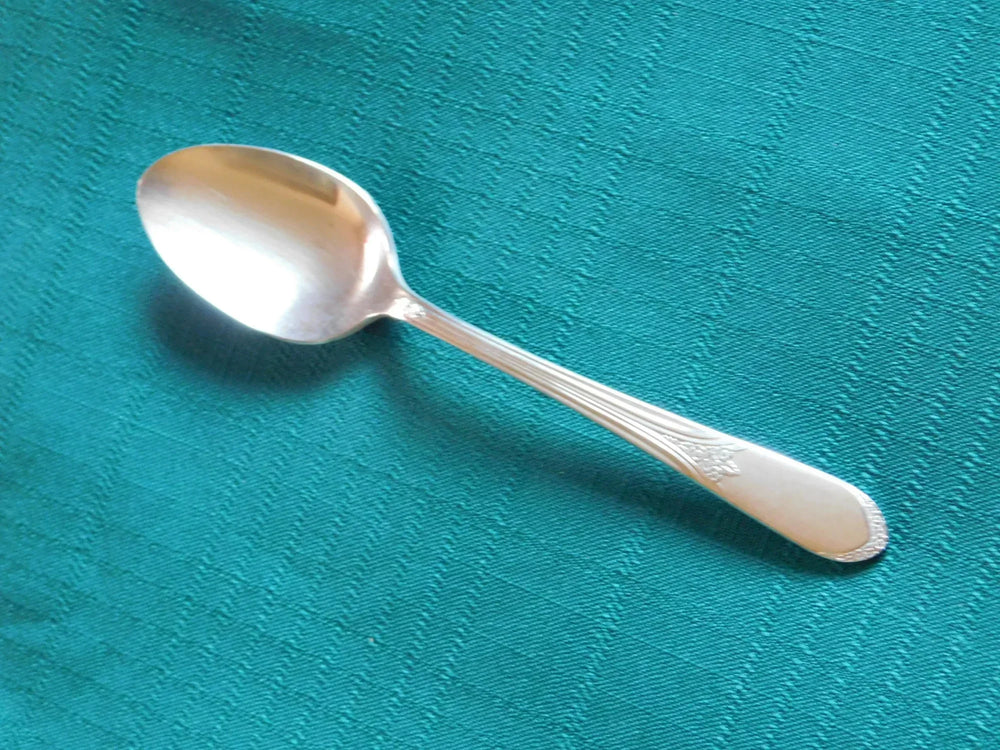Wm. Rogers Mary Lou-Devonshire (1938) silverplate teaspoon