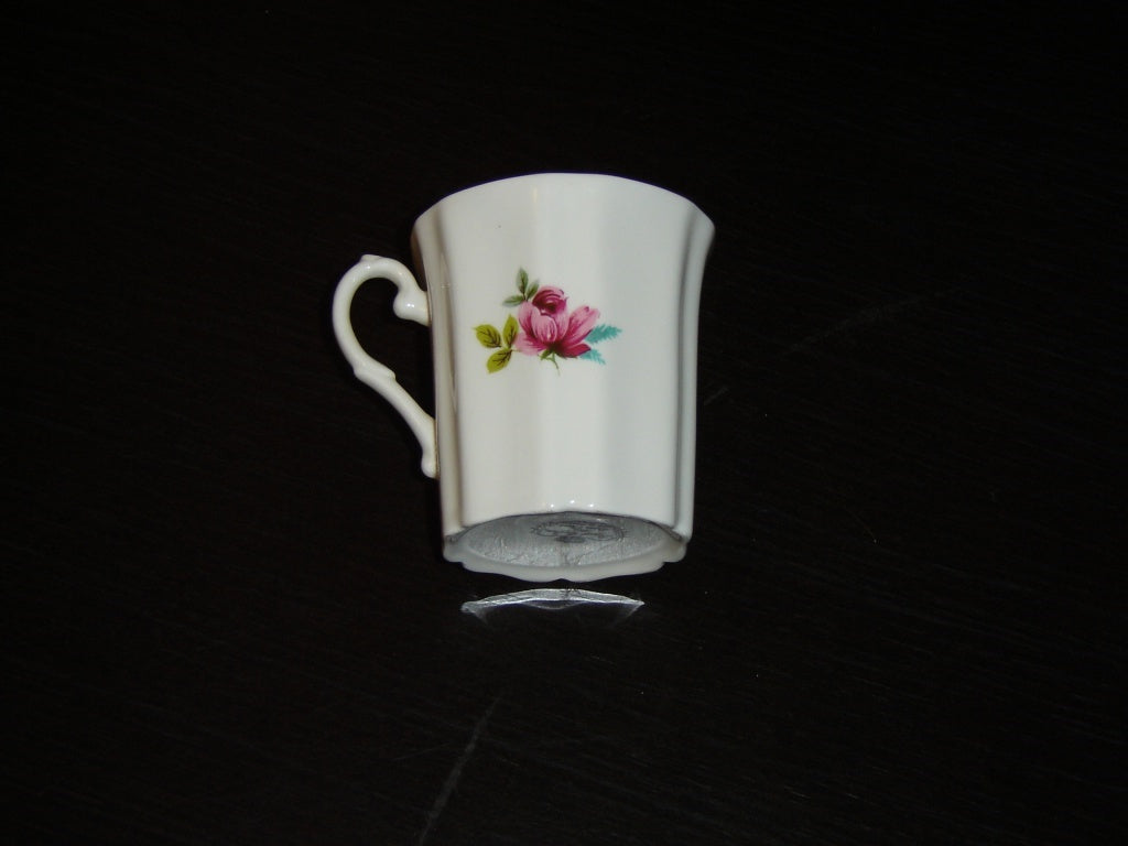 Royal Grafton pink white yellow flower mug mint condition - Items Tried And True