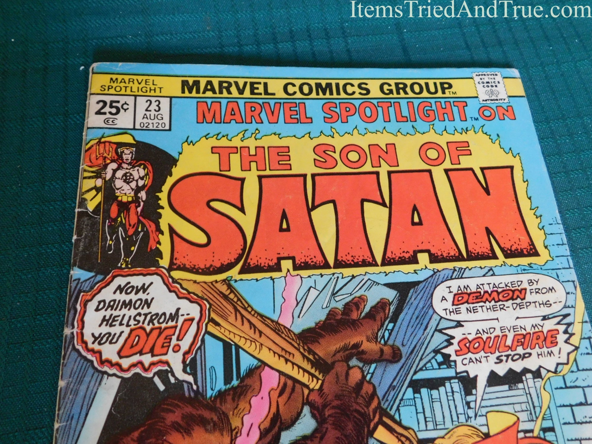 Marvel Son of Satan comic August 1975 GUC