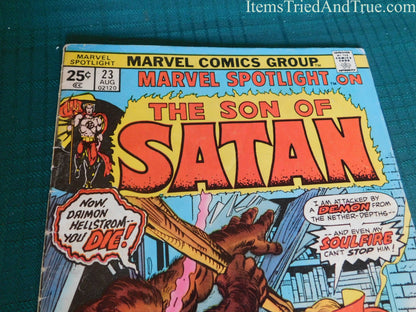 Marvel Son of Satan comic August 1975 GUC