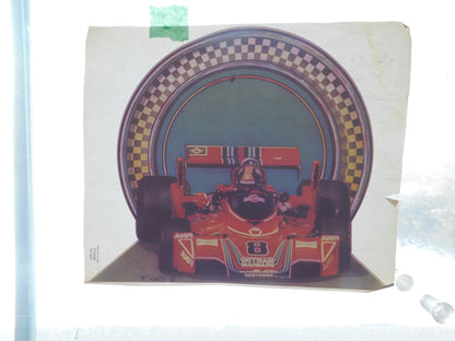 Vintage Indy car 8 (1976) iron-on transfer t-shirt decal by Roach
