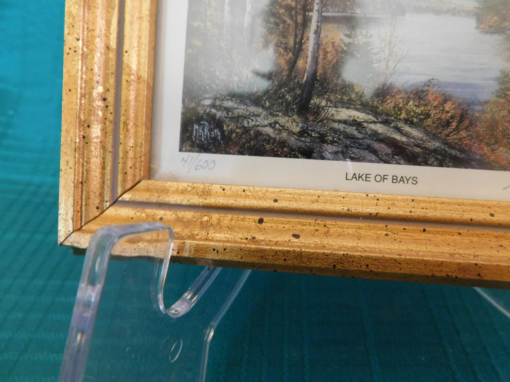 5x6 signed numbered limited edition print Lake of Bays by Michael Roth 41 of 600 - Items Tried And True