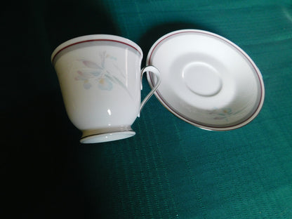 Noritake Malverne 3501 (1983) cup and saucer near mint condition