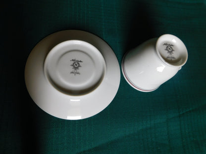 Noritake Malverne 3501 (1983) cup and saucer near mint condition