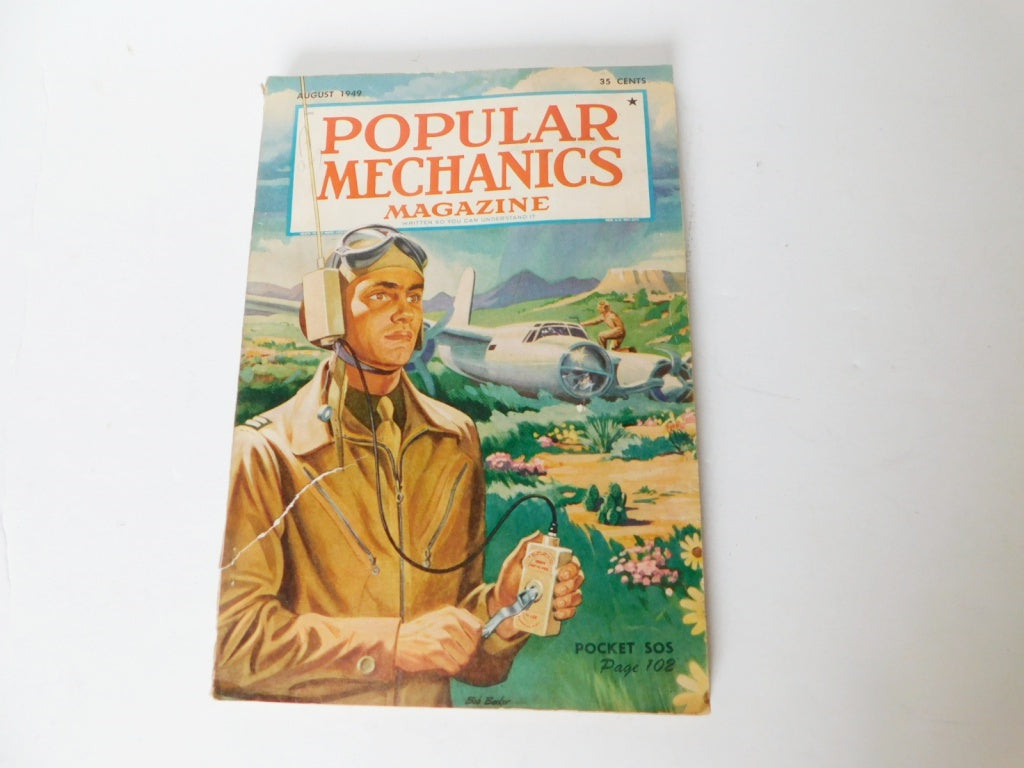 Vintage Popular Mechanics magazine - August 1949