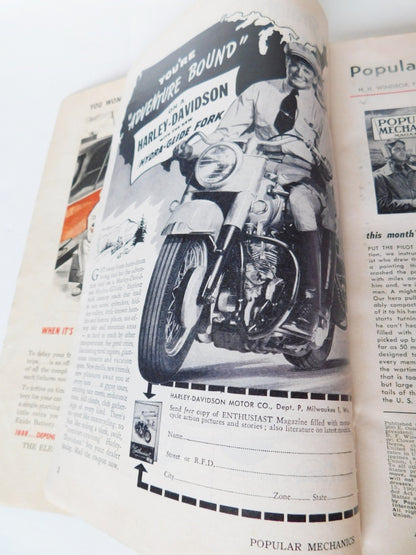 Vintage Popular Mechanics magazine - August 1949