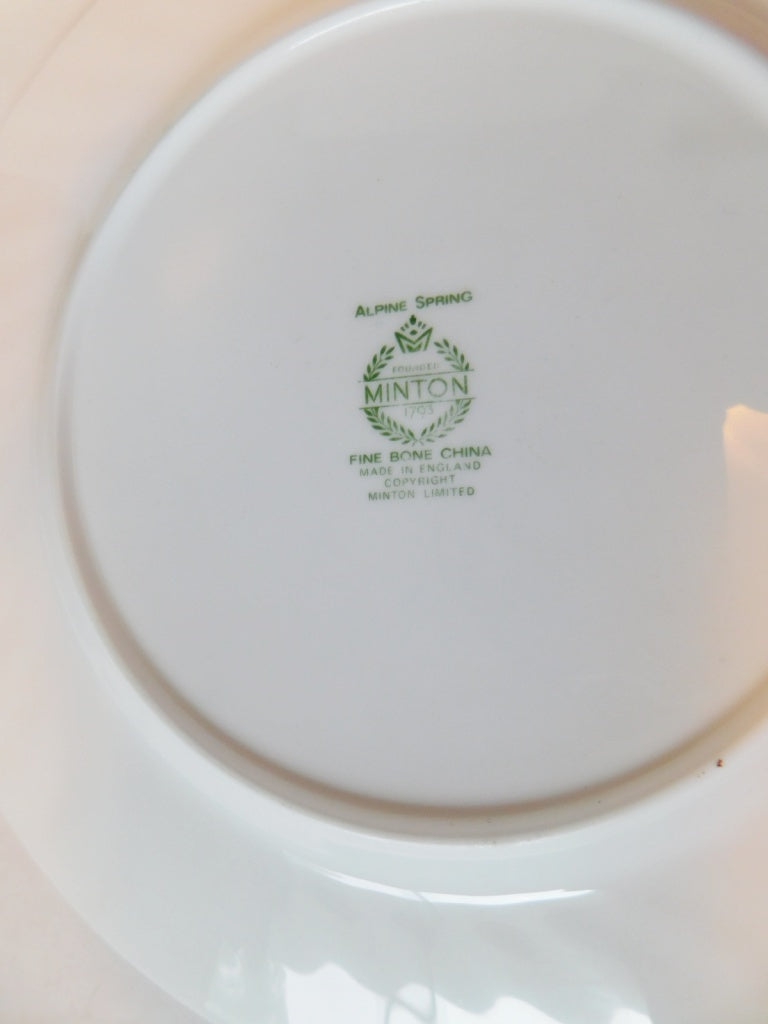 Minton Alpine Spring (1982) salad plate VGU - Items Tried And True