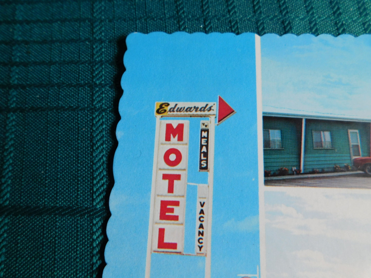 Vintage Edwards Motel (Broadview, SK) postcard