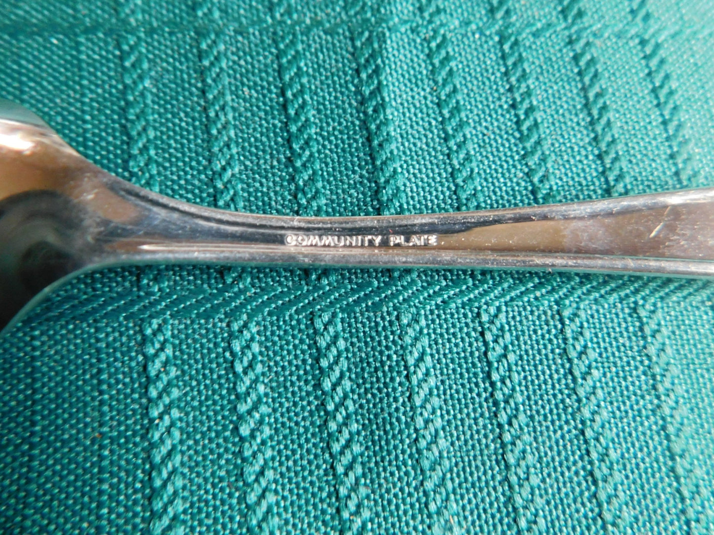 Community Plate Adam (1917) five o'clock teaspoon monogrammed VGU