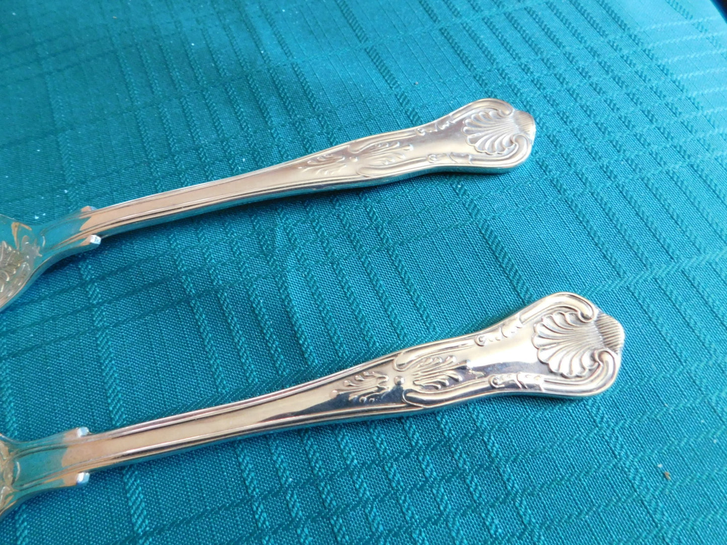 Silverplate Italy 2 piece salad set VGU