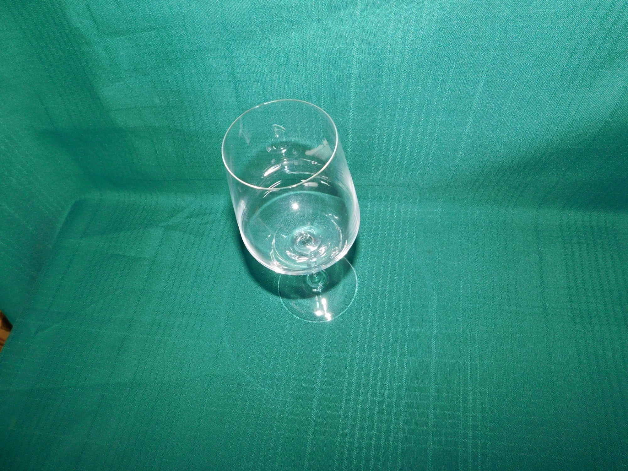 Spiegelau crystal Bordeaux wine clear plain stemware glass near mint condition