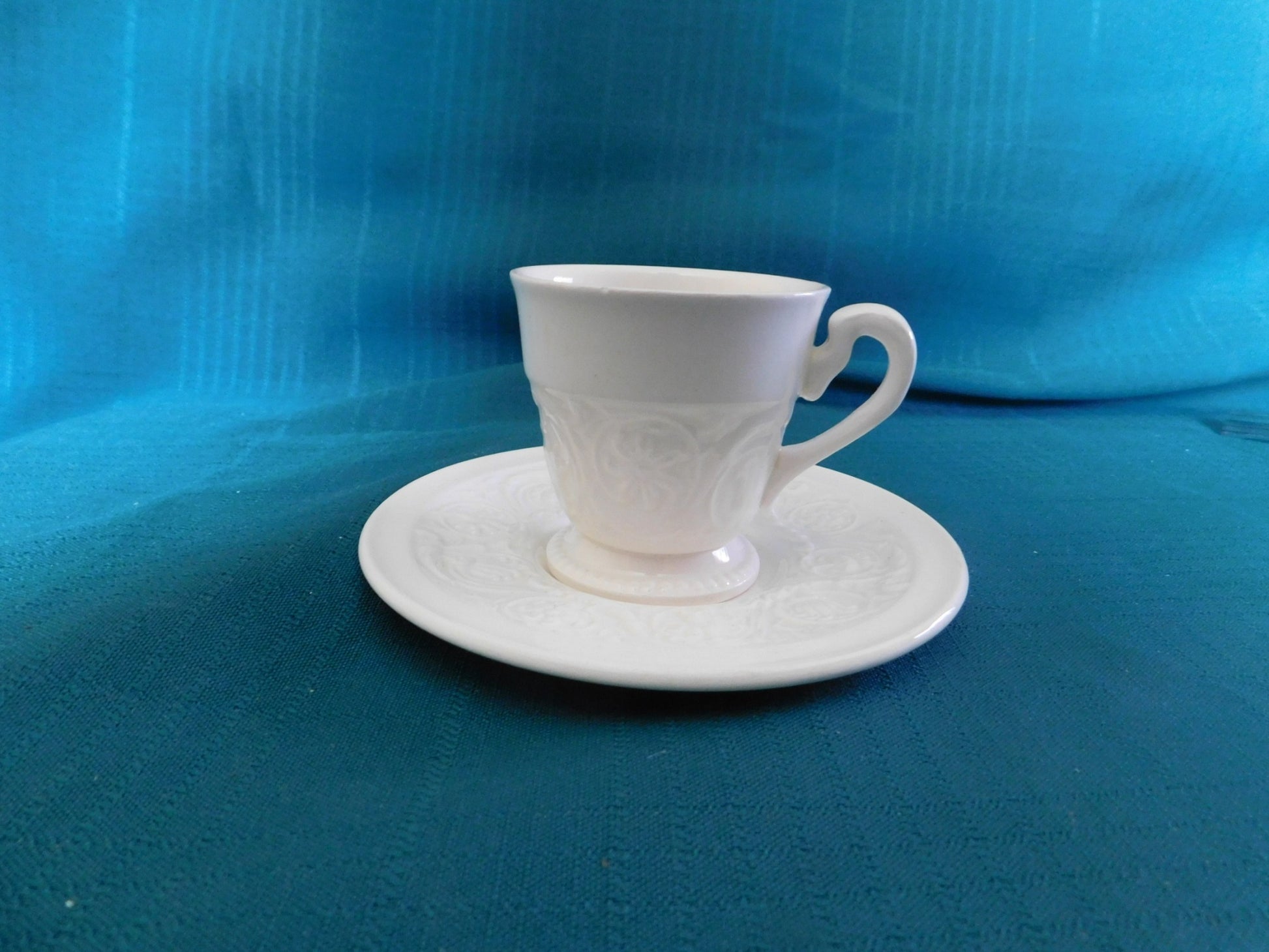 Wedgwood Patrician (old 1960) demitasse cup and saucer - Items Tried And True