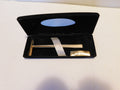 Brand new 24 kt gold plated Schick Razor handle with original case