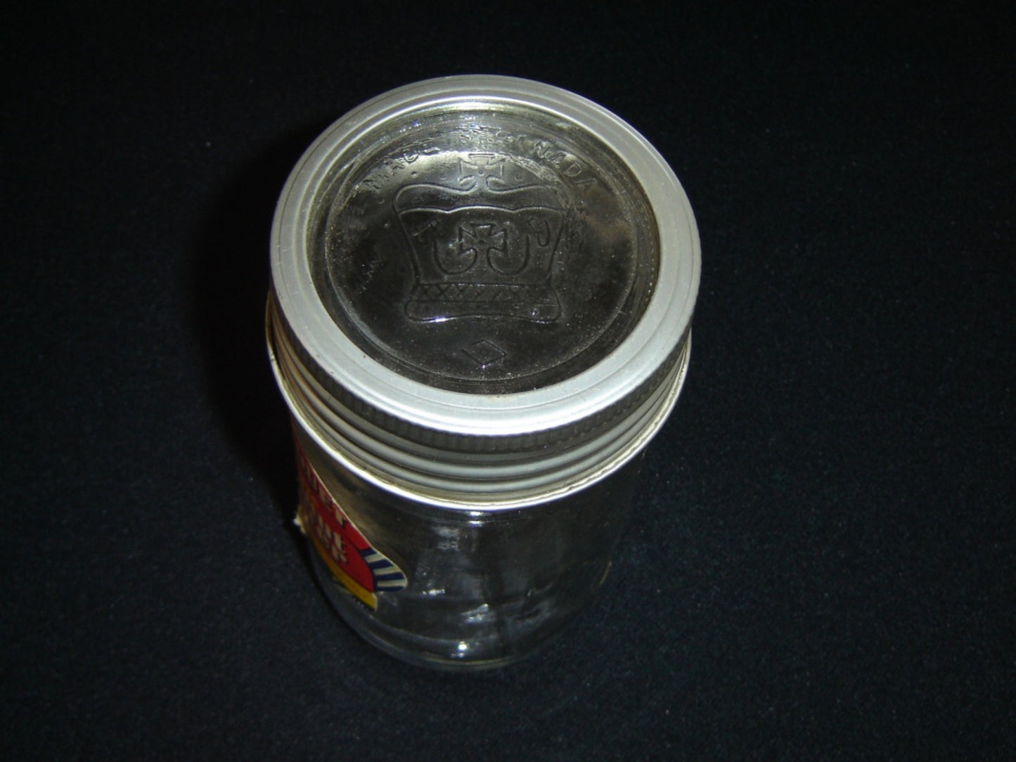 Banquet peanut butter jar 1960