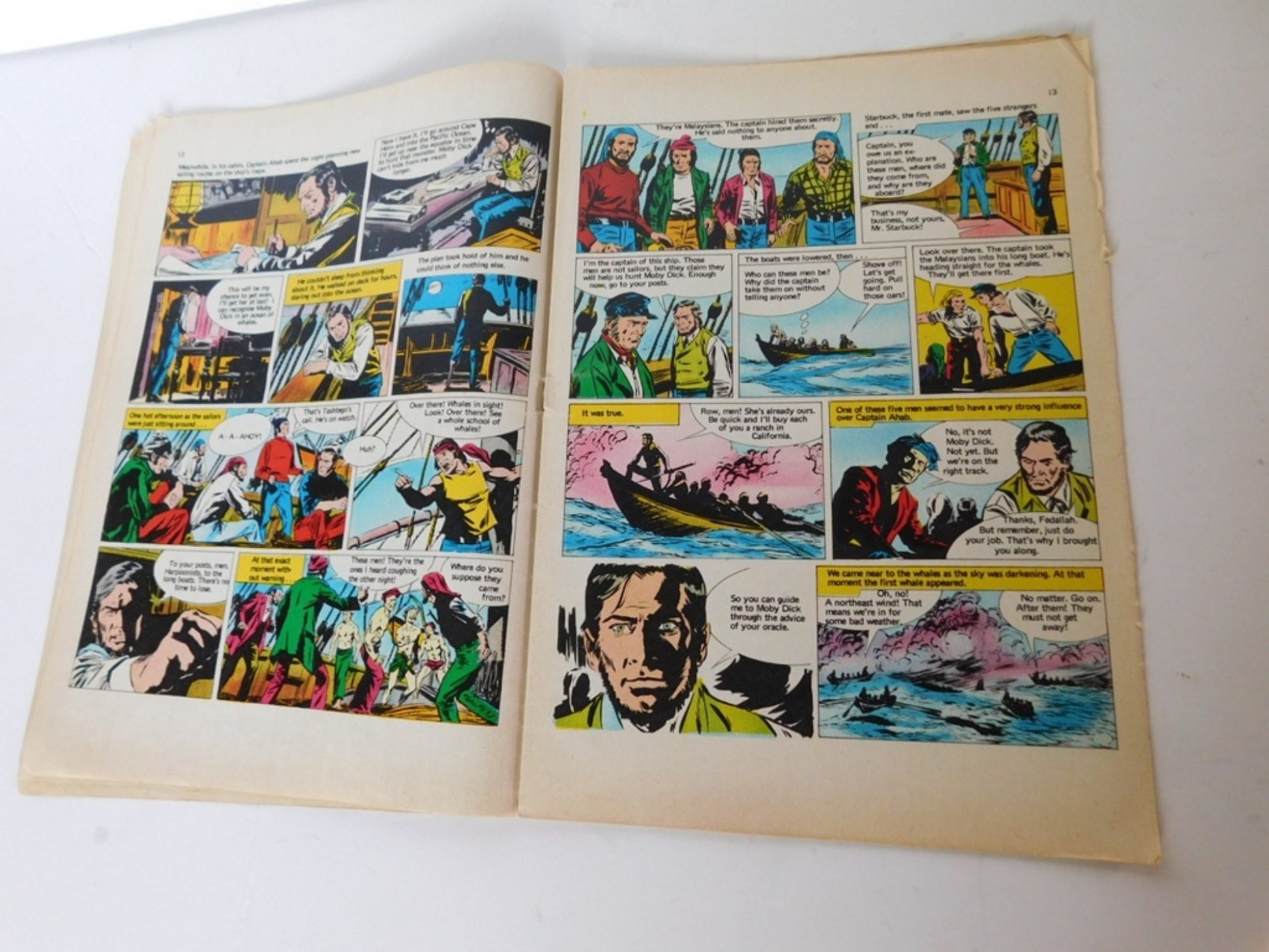 King Classics Herman Melville's Moby Dick (1977) comic book - Items Tried And True