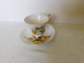 Zeller Crest X1787 84 yellow Daffodil cup and saucer near mint condition