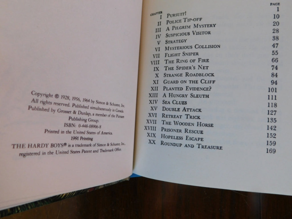 Hardy Boys hardcover book Shore Road Mystery Flashlight Edition No 6 (1991) NMC