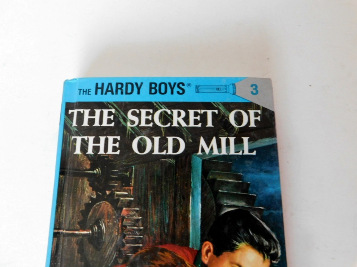 Hardy Boys hardcover book Secret of Old Mill Flashlight Edition No 3 (1990) NMC