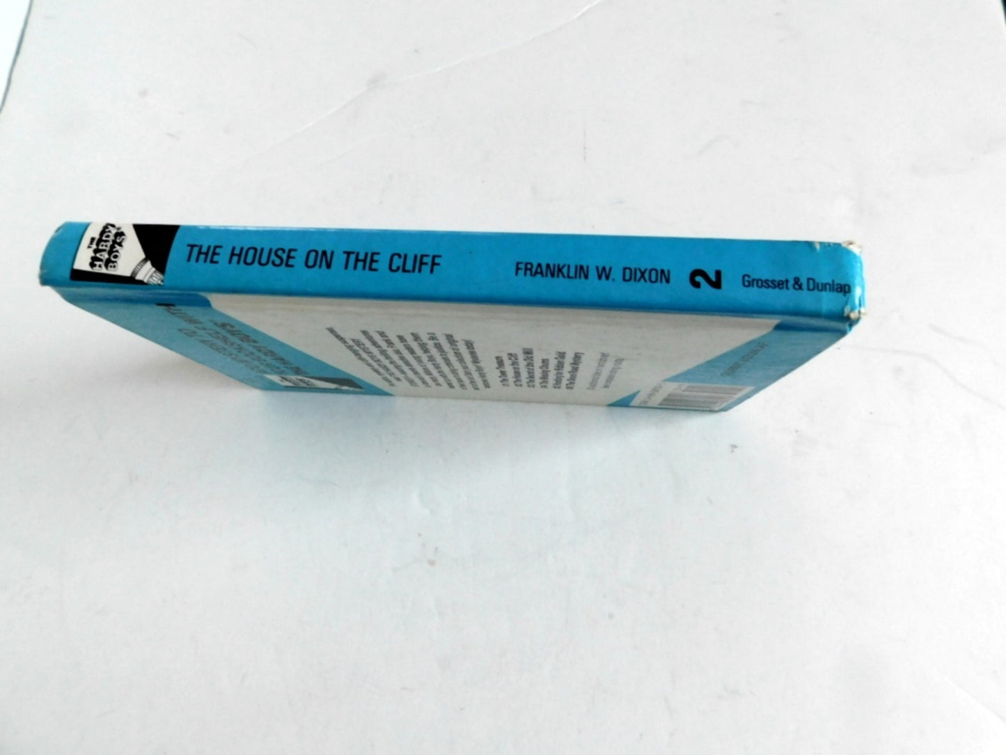 Hardy Boys hardcover book House on the Cliff Flashlight Edition No 2 (1990) NMC