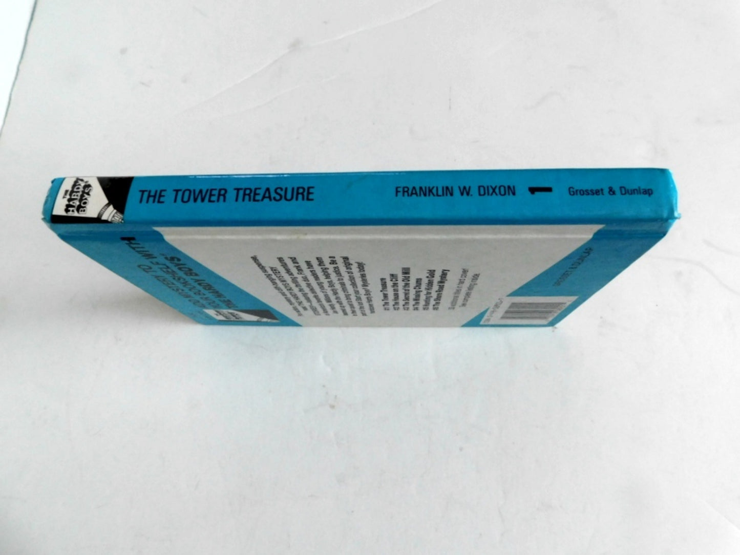 Hardy Boys hardcover book Tower Treasure Flashlight Edition No 1 (1990) NMC