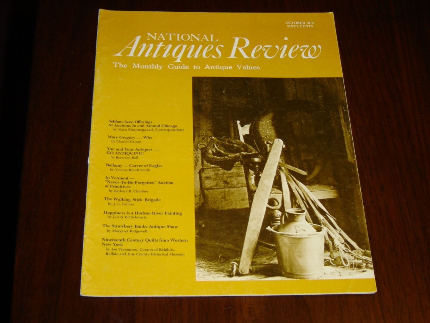 National Antiques Review magazine October 1972