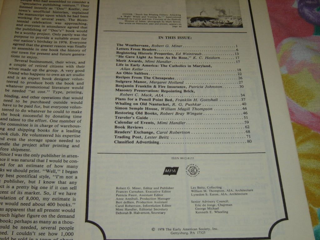 Early American Life magazine - June 1978 very good condition